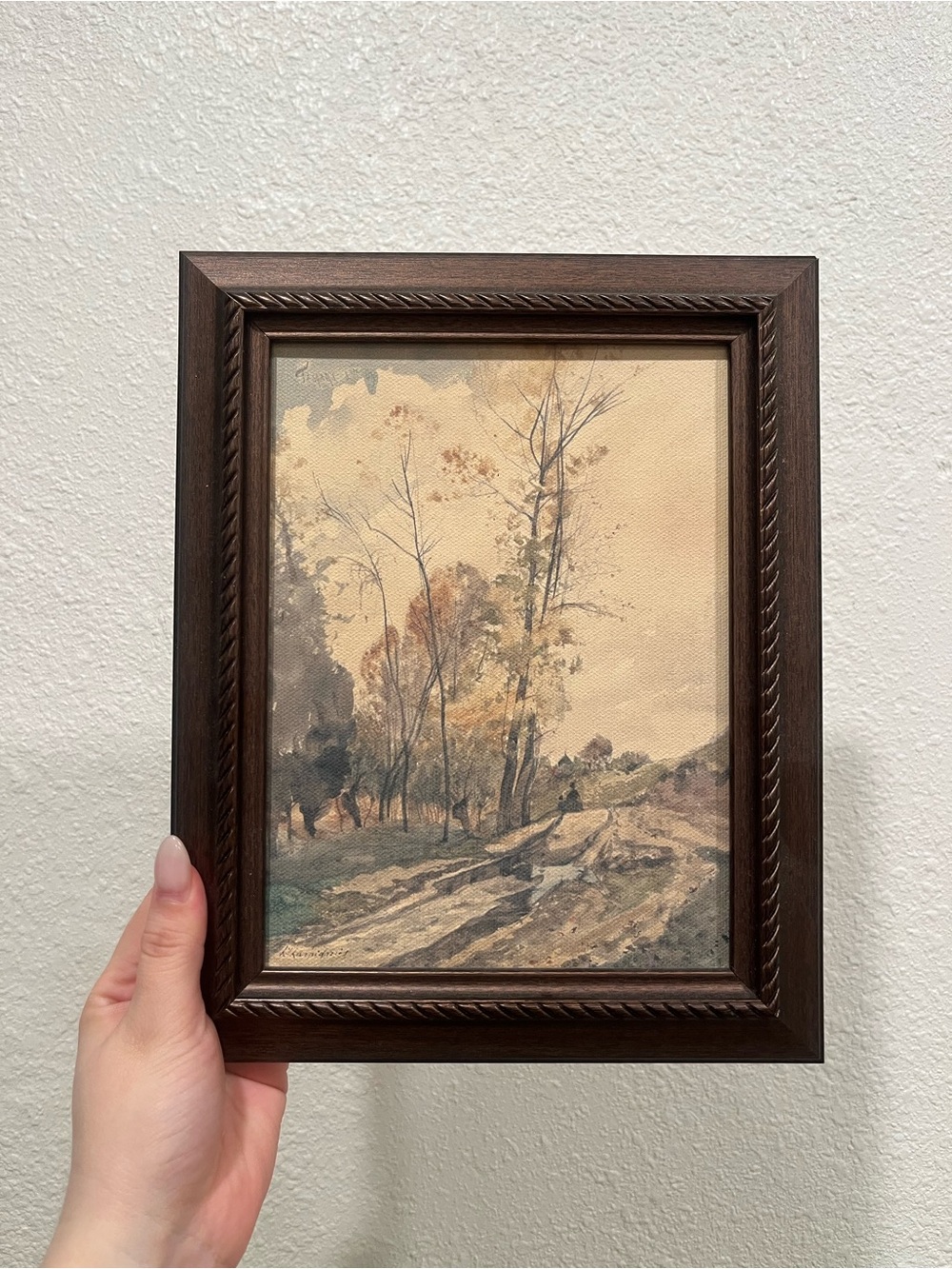 Threshold Framed Landscape Vintage Inspired Frame